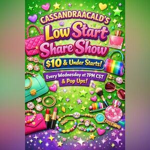 SHARE SHOW!! $10 & UNDER LOW STARTS